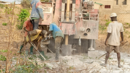 Forage d'accès à l'eau potable